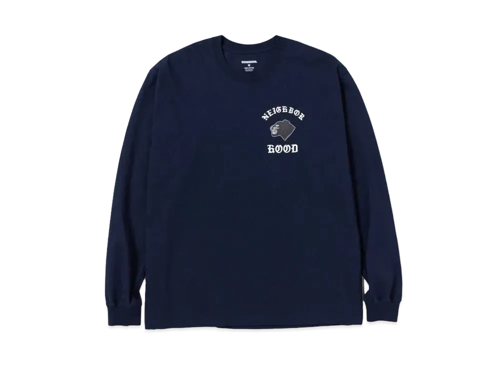 NEIGHBORHOOD NH . Tee LS-10 "Navy"