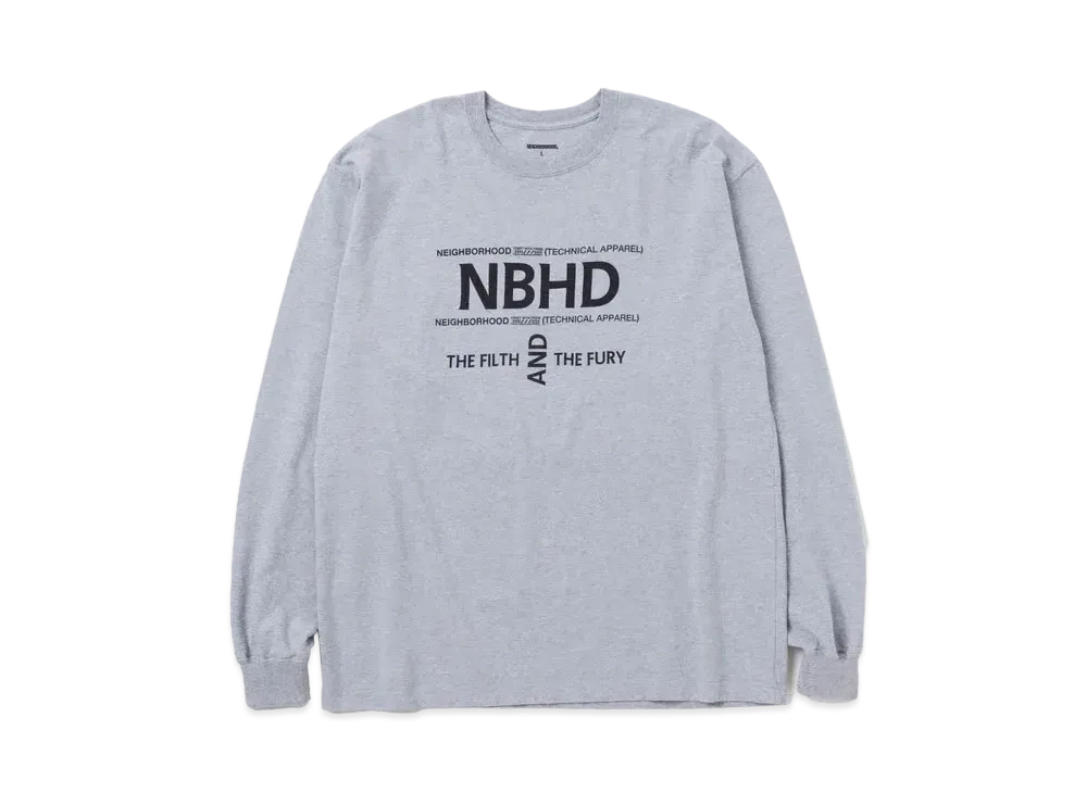NEIGHBORHOOD NH . Tee LS-16 "Gray"