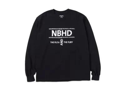 NEIGHBORHOOD NH . Tee LS-16 "Black"