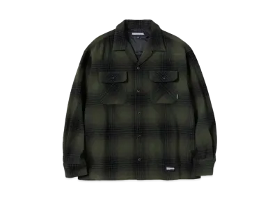 NEIGHBORHOOD Wool Hombre Check Shirt LS "Green"