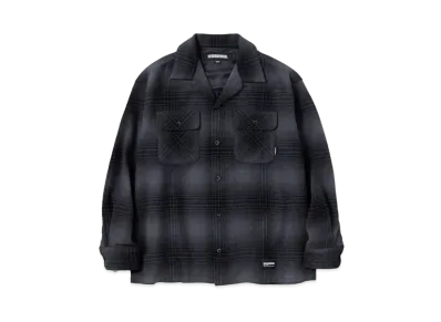 NEIGHBORHOOD Wool Hombre Check Shirt LS "Gray"