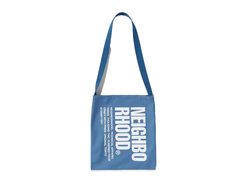 NEIGHBORHOOD ID Shoulder Bag "Blue"