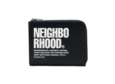 NEIGHBORHOOD ID L-Shaped Fastener Wallet "Black"