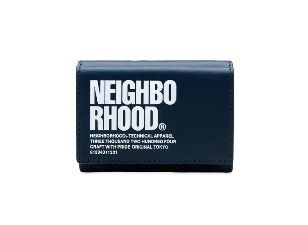 NEIGHBORHOOD ID Micro Wallet "Navy"