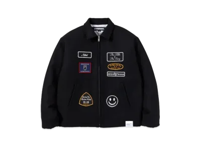 NEIGHBORHOOD Melton Zip Up Jacket "Black"