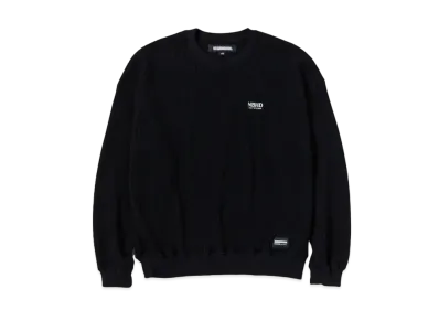 NEIGHBORHOOD Waffle Fabric Crewneck LS "Black"