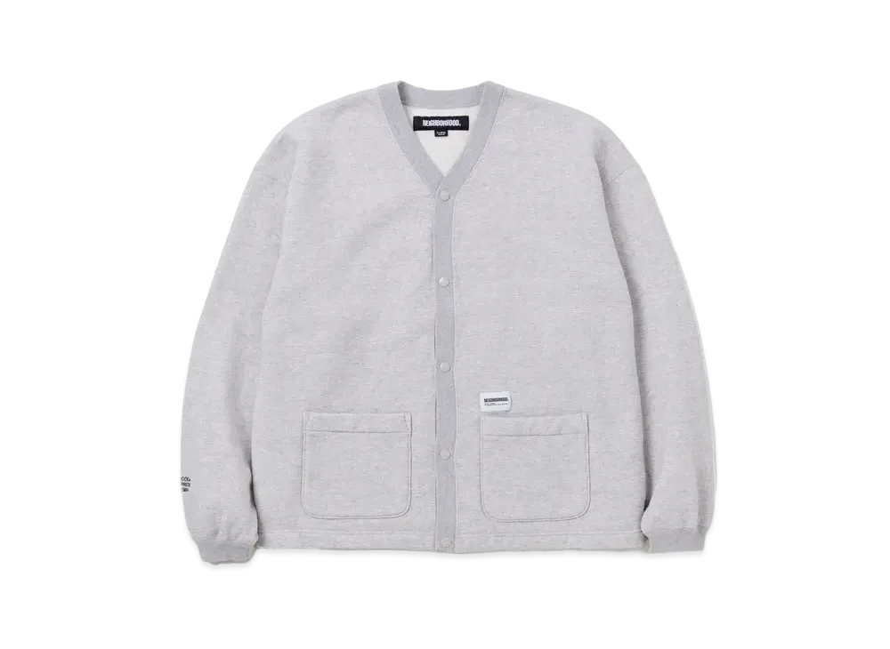 NEIGHBORHOOD Plain Sweatcardigan LS "Gray"