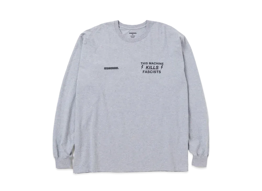 NEIGHBORHOOD NH . Tee LS-8 "Gray"