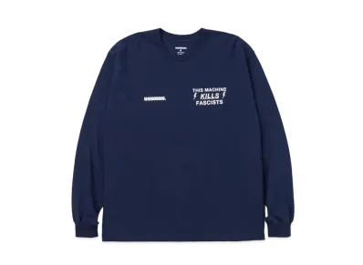 NEIGHBORHOOD NH . Tee LS-8 "Navy"