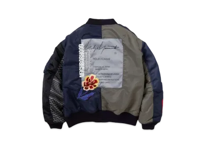 NEIGHBORHOOD x YOHJI YAMAMOTO MA-1 Jacket "Black"