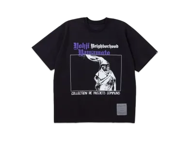NEIGHBORHOOD x YOHJI YAMAMOTO Tee SS-2 "Black"