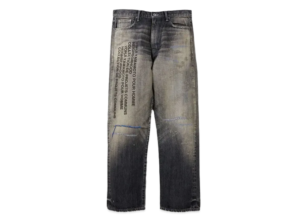 NEIGHBORHOOD POOLAOYAMA コラボデニム Yohji Yamamoto POUR HOMME×NEIGHBORHOOD®Collaborate