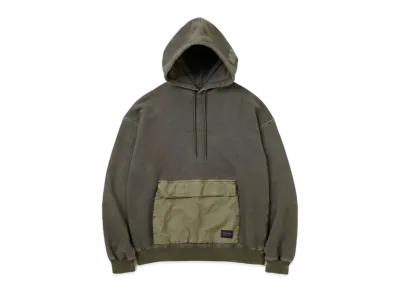 NEIGHBORHOOD Design Pigment Dyed Sweatparka LS "Olive Drab"