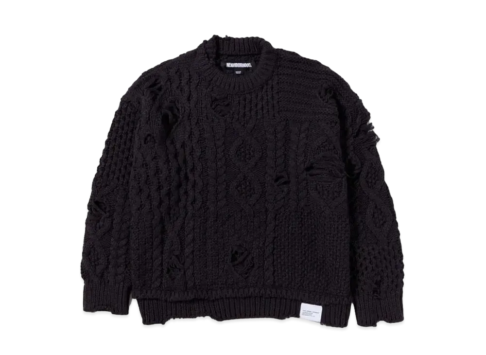 NEIGHBORHOOD Patchwork Savage Sweater "Navy"