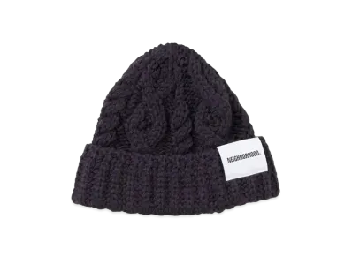 NEIGHBORHOOD Cable Knit Beanie "Navy"