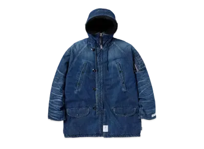 NEIGHBORHOOD Washed Denim N-3B Coat "Indigo"