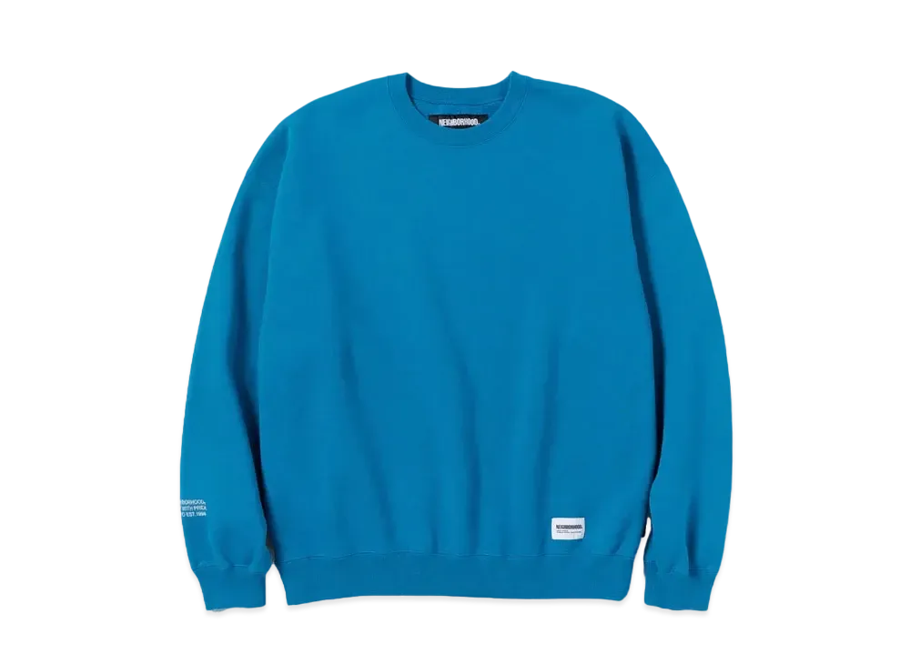 NEIGHBORHOOD Plain Sweatshirt LS "Blue"