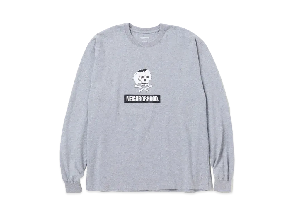 NEIGHBORHOOD NH . Tee LS-15 "Gray"