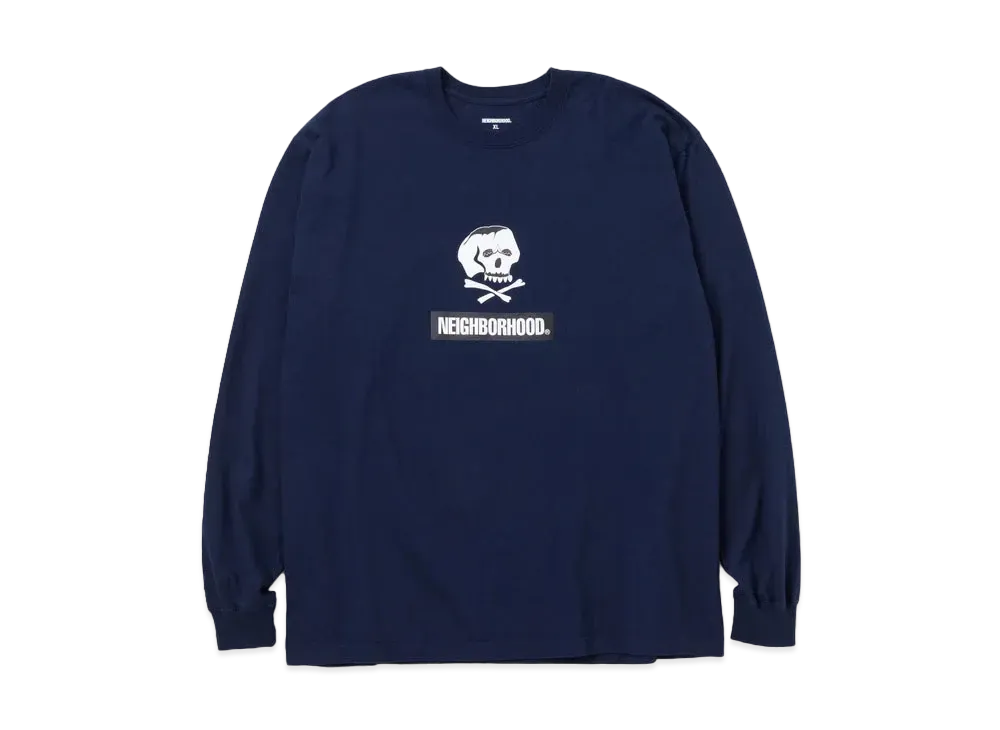 NEIGHBORHOOD NH . Tee LS-15 "Navy"