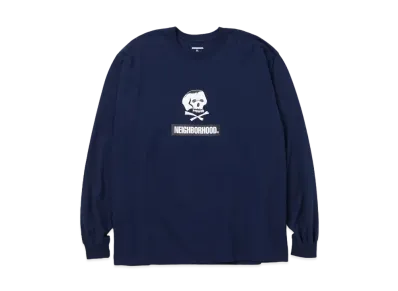 NEIGHBORHOOD NH . Tee LS-15 "Navy"