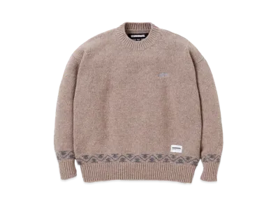 NEIGHBORHOOD Low Gauge Sweater "Beige"