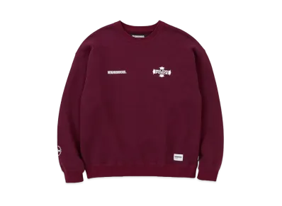 NEIGHBORHOOD x MAJOR FORCE Sweatshirt LS "Burgundy"