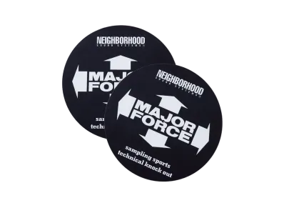 NEIGHBORHOOD x MAJOR FORCE Slip Mat Set "Black"