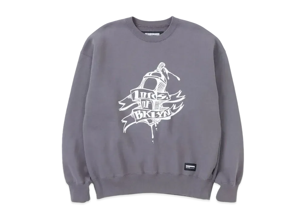 NEIGHBORHOOD x Lordz of Brooklyn Sweatshirt LS "Charcoal"