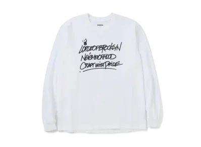 NEIGHBORHOOD x Lordz of Brooklyn Tee LS-1 "White"