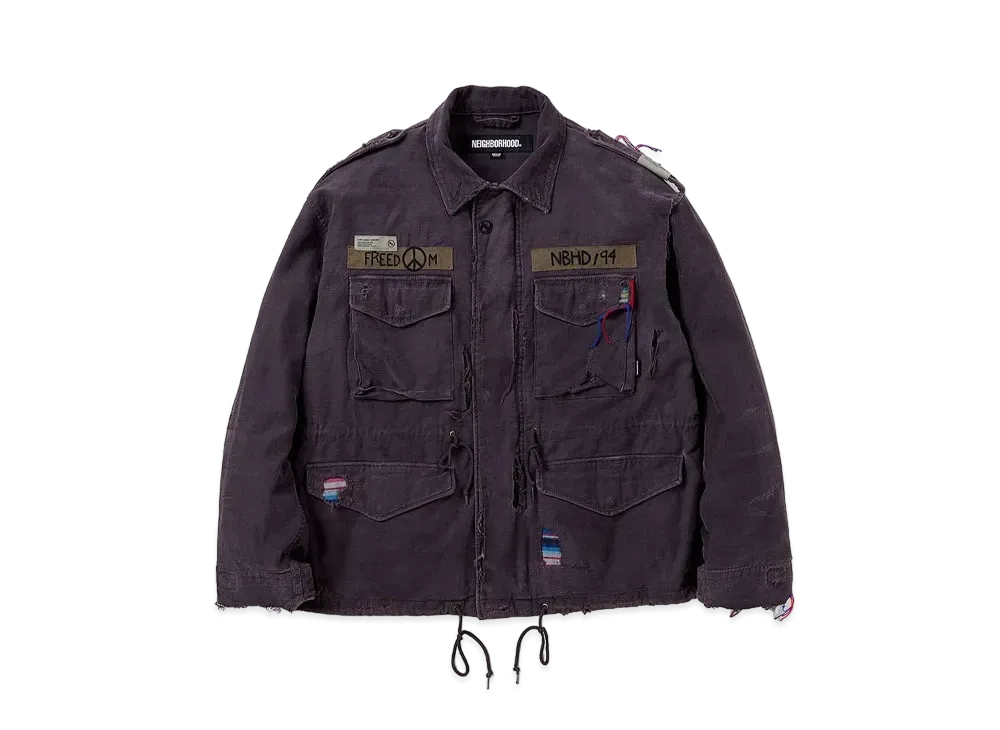 NEIGHBORHOOD 24SS Savage M-51 Jacket "Black"