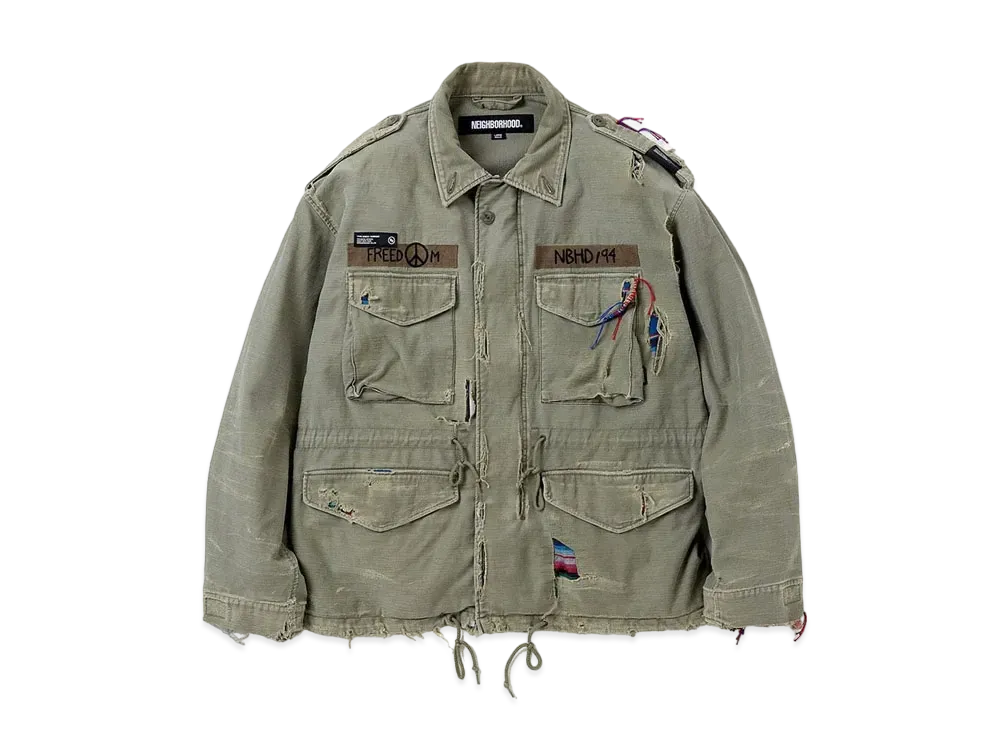 NEIGHBORHOOD 24SS Savage M-51 Jacket "Olive Drag"