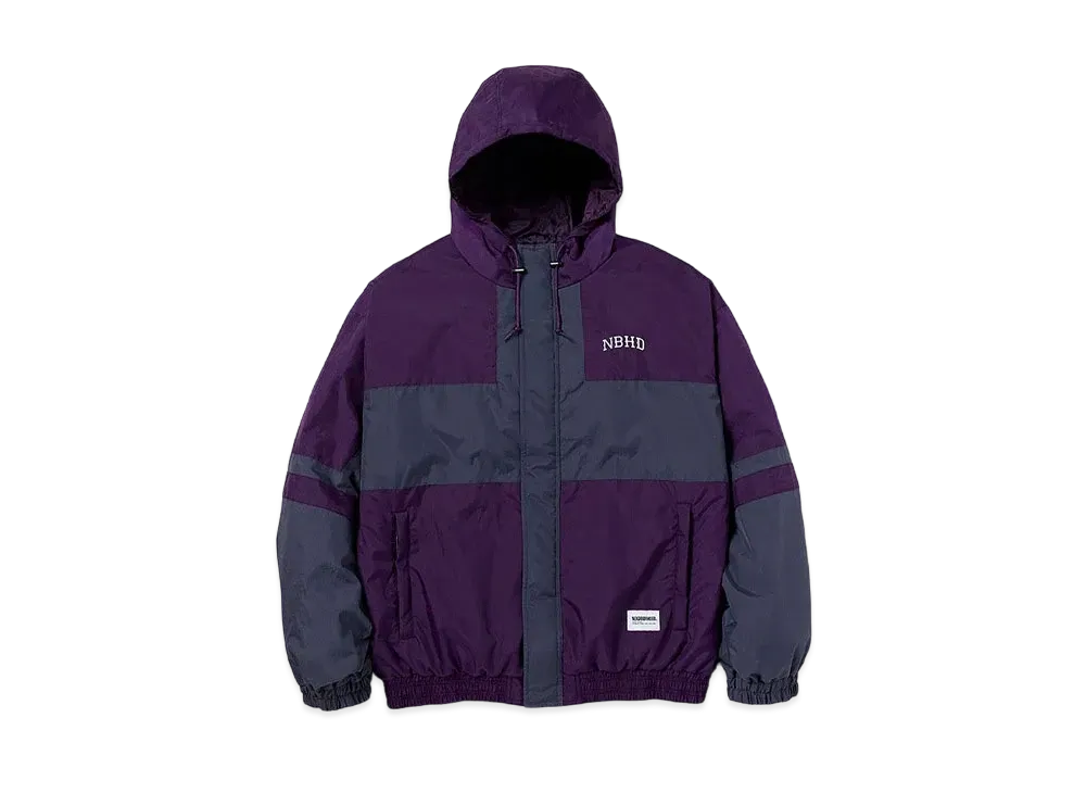 ネイバーフッド チームジャケット パープル✖️グレー Sサイズ