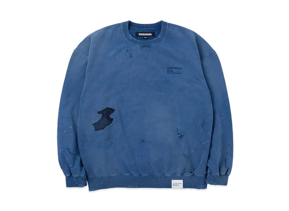 NEIGHBORHOOD 24SS Savage Sweat Shirt LS "Navy"