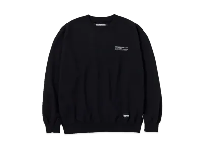 NEIGHBORHOOD 24SS Plain Sweat Shirt "Black"