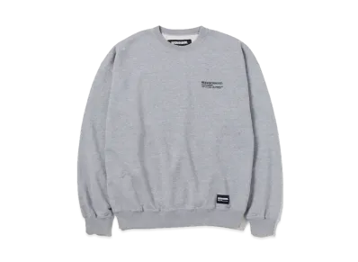 NEIGHBORHOOD 24SS Plain Sweat Shirt "Gray"