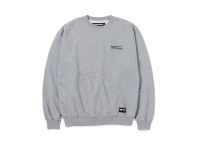 NEIGHBORHOOD 24SS Plain Sweat Shirt "Gray"