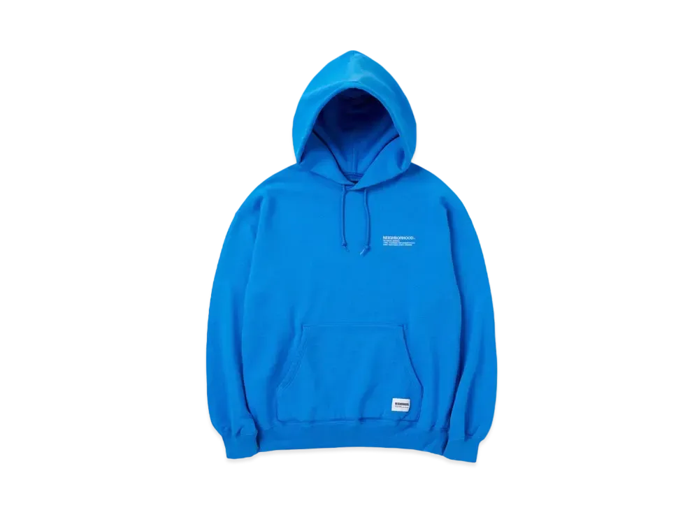 NEIGHBORHOOD 24SS Plain Sweat Parka "Blue"