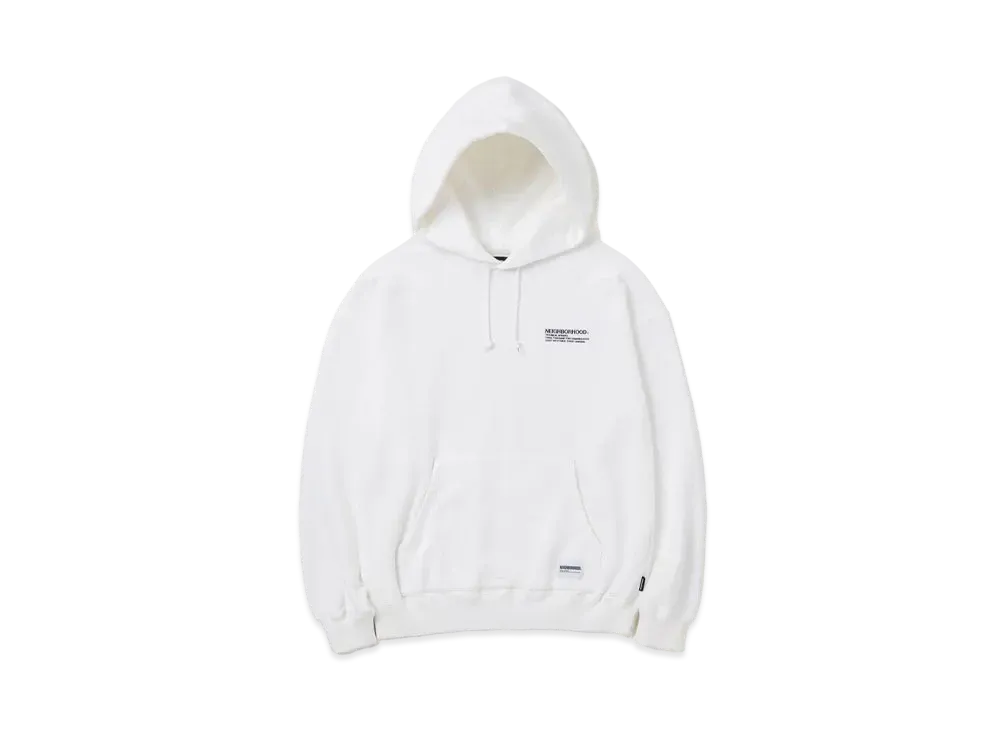 NEIGHBORHOOD 24SS Plain Sweat Parka "White"