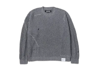 NEIGHBORHOOD 24SS Savage Crewneck Sweater "Gray"