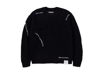 NEIGHBORHOOD 24SS Savage Crewneck Sweater "Black"