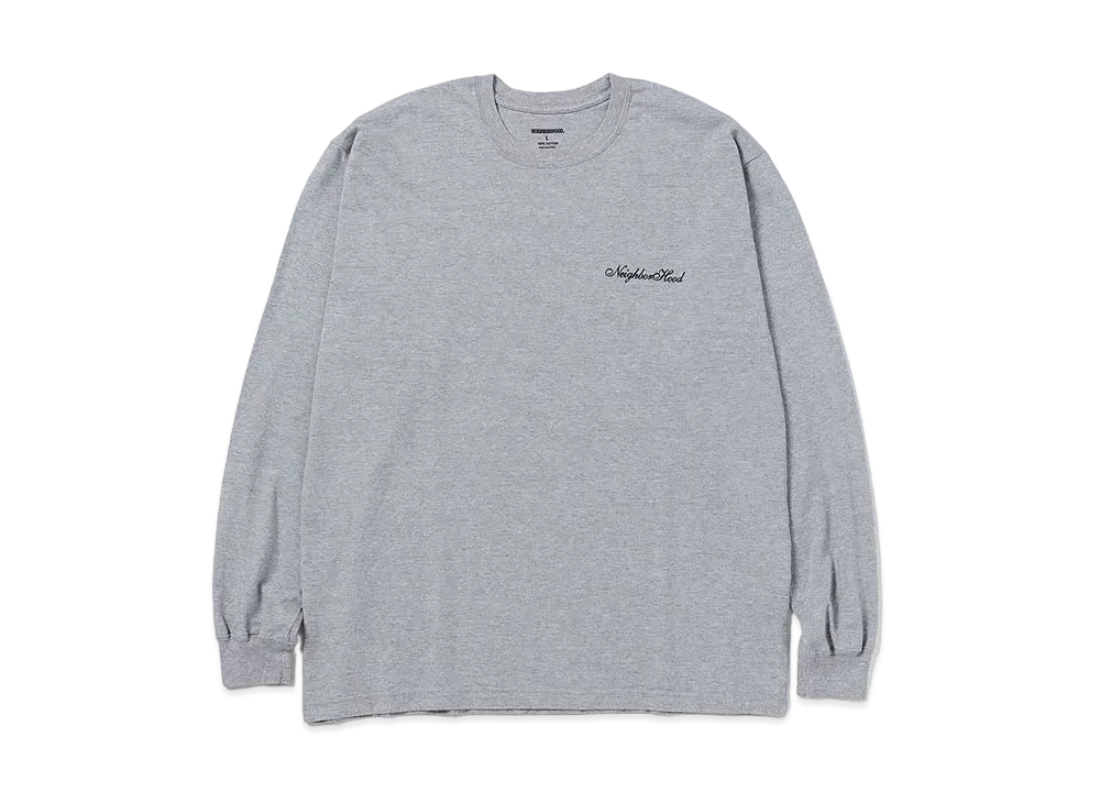 NEIGHBORHOOD 24SS NH Tee LS-3 "Gray"