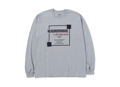 NEIGHBORHOOD 24SS NH Tee LS-7 "Gray"