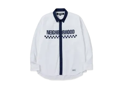 NEIGHBORHOOD 24SS TIE Shirt LS "Navy"