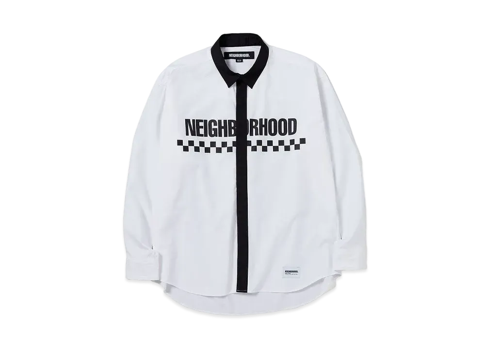 NEIGHBORHOOD 24SS TIE Shirt LS "Black"