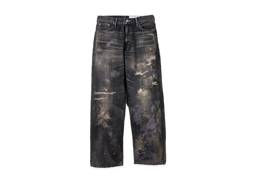 NEIGHBORHOOD 24SS Denim DP Wide Pants Savage "Black"