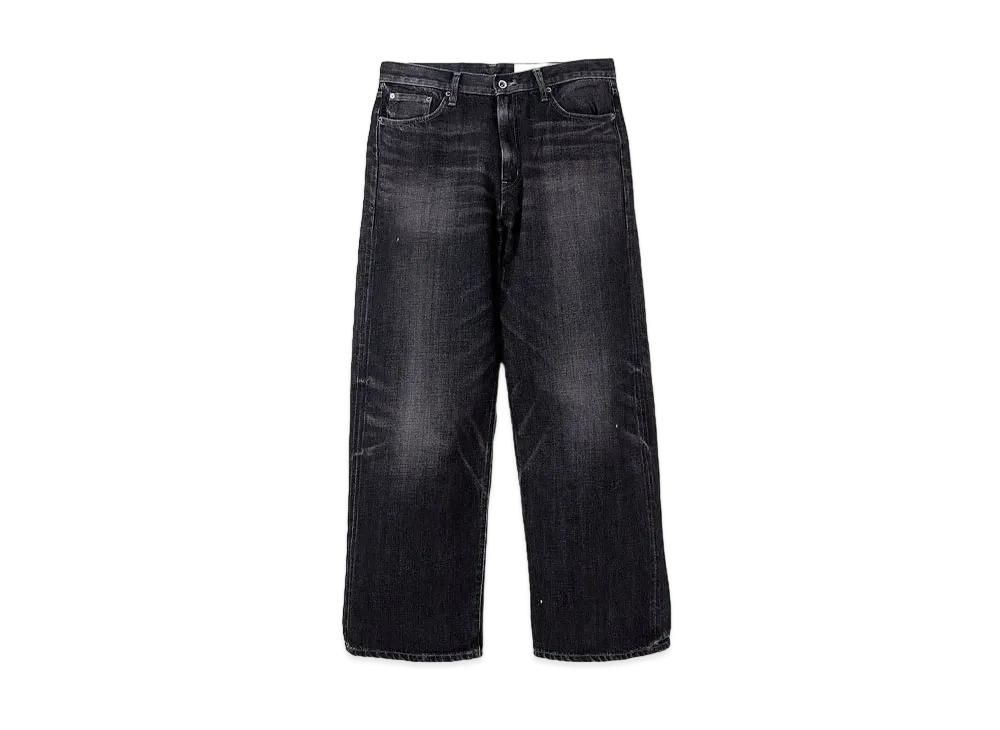 NEIGHBORHOOD 24SS Denim DP Wide Pants Washed "Black"