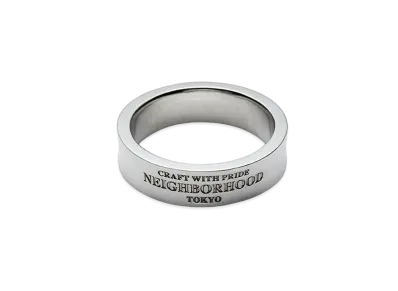 NEIGHBORHOOD 24SS Silver Plain Ring "Silver"
