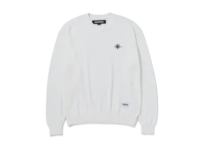 NEIGHBORHOOD Plain Crewneck Sweater "White"