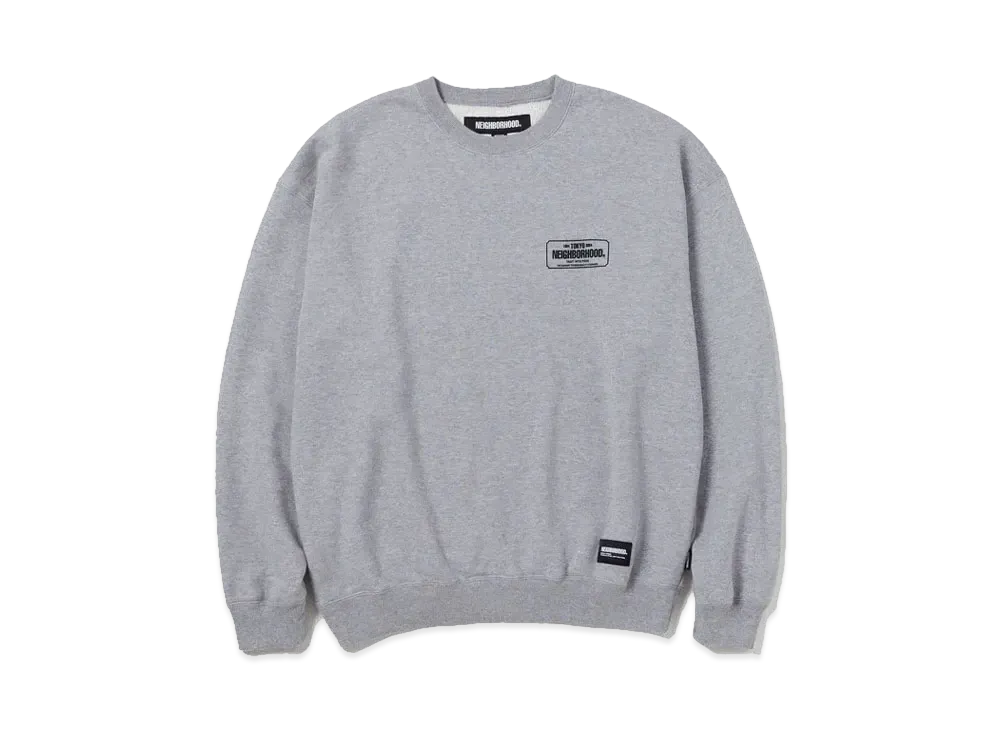 NEIGHBORHOOD Classic Sweat Shirt LS "Gray"