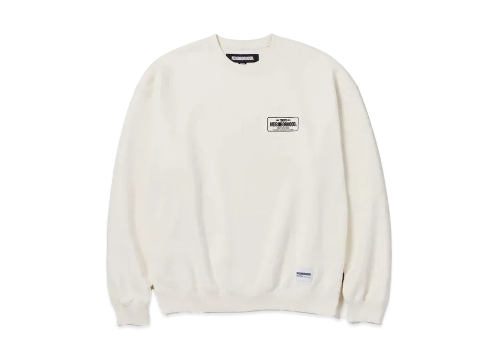 NEIGHBORHOOD Classic Sweat Shirt LS "Ivory"